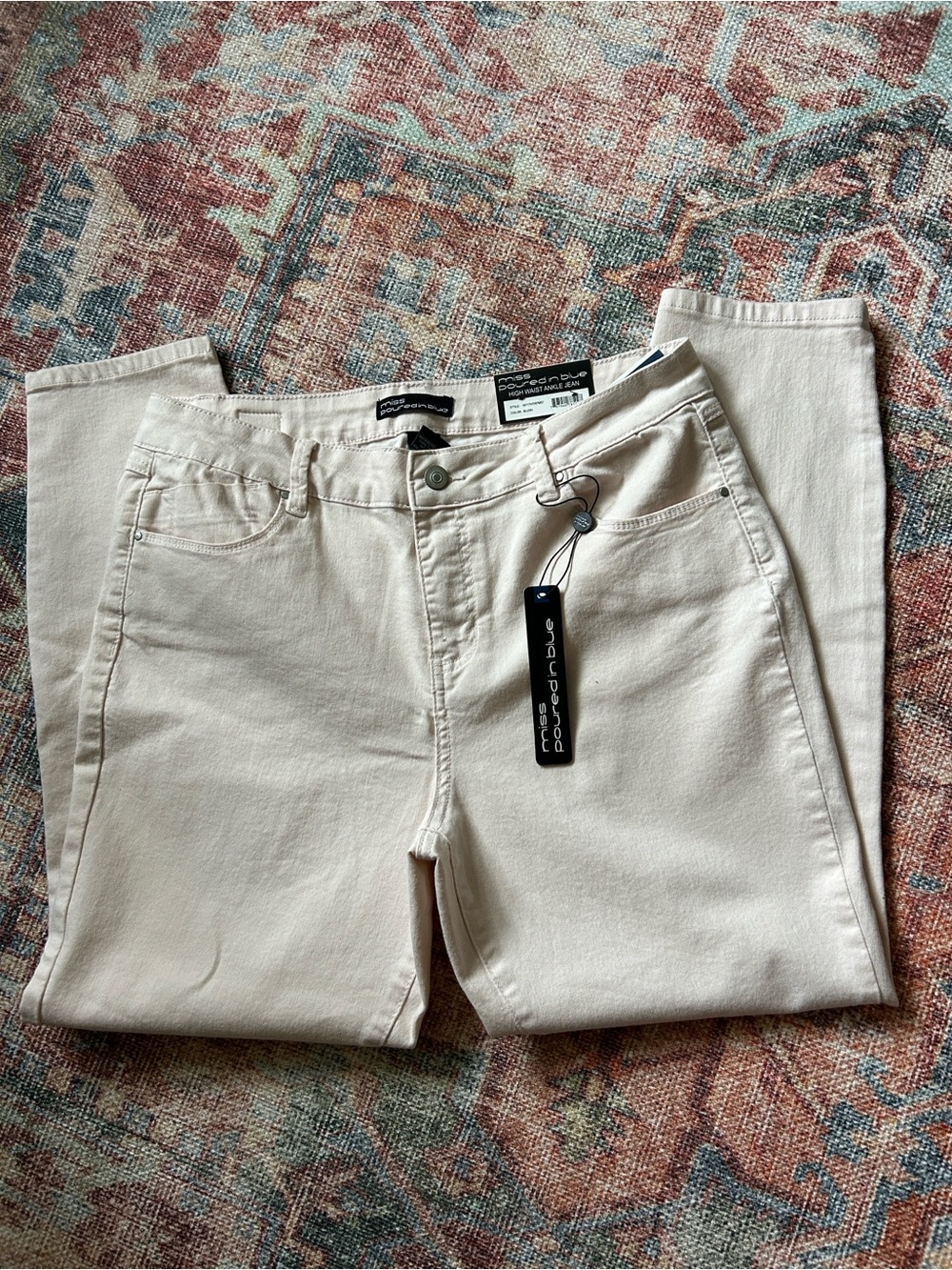 Women’s  Blush Pink Ankle Leg Jeans
